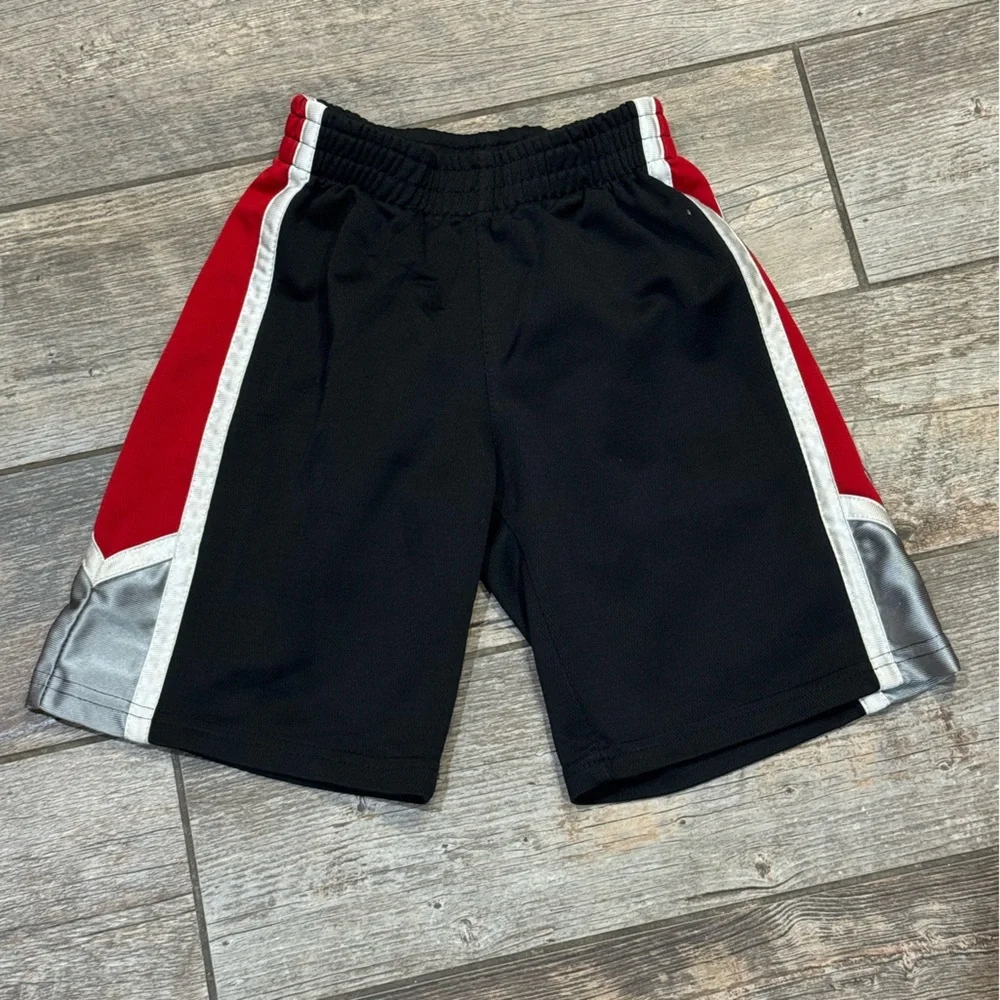 Nike Black and Red Sports Shorts​